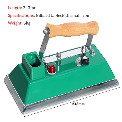 Fer à Repasser thermostatique pour Tapis de Billard, idéal pour Les salles de Billard, Les Clubs et la Maison.