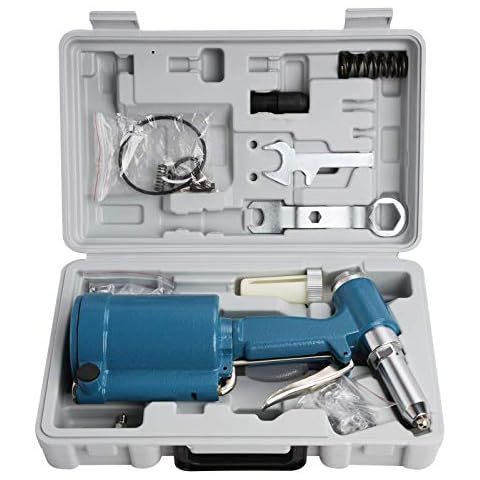 WINTOOLS Pneumatic Air Hydraulic Pop Rivet Gun Riveter Riveting Tool w/Case Cover