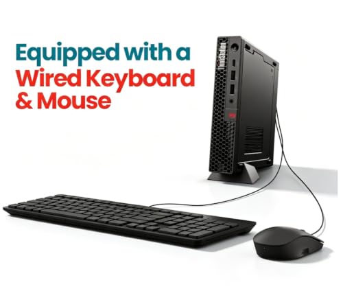 Image of Lenovo ThinkStation P3 Tiny Desktop Computer | Intel Core i5-14500 vPro(14 Cores, Up to 5GHz) | 32GB DDR5 RAM, 2TB SSD | WIFI6 | USB Keyboard & Mouse | Dual 4K Display Support | Windows 11
