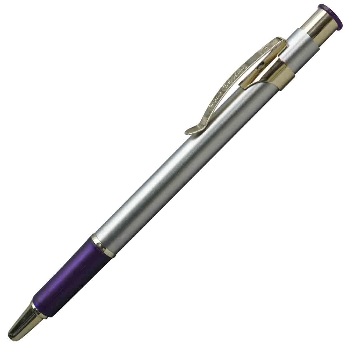 Pierre Cardin Look Satin Silver Metal Retractable Ball Pen | Elegant Body