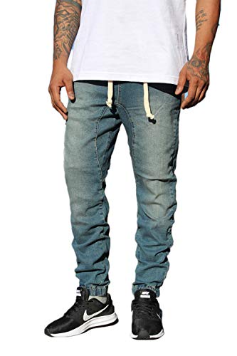 AIRNINE Men's Drop Crotch Jogger Pants 21 Colors S-5XL