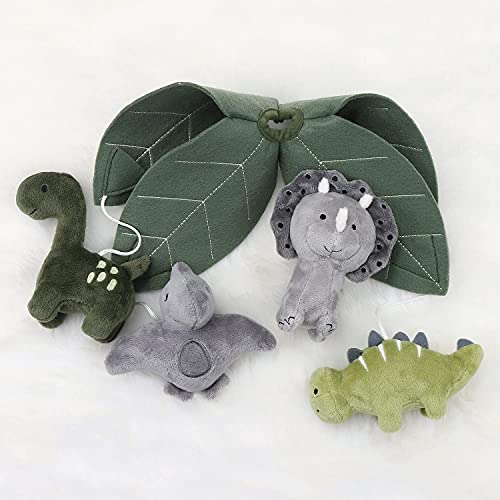 The Peanutshell Dinosaur Crib Mobile For Baby Boys Or Girls | Digital Music Box With 12 Lullabies | Green Camo & Dino #TOP6