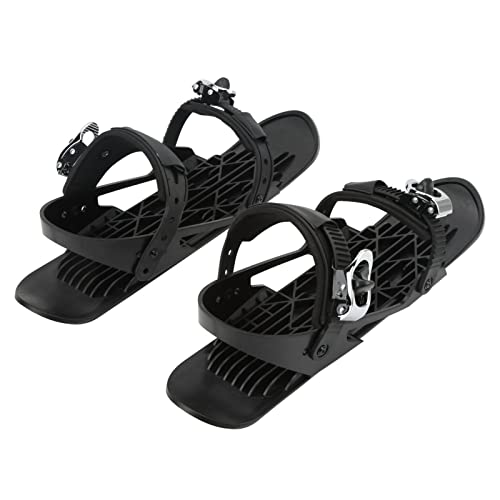 WGFOIP Mini Ski Shoes, Adjustable Binding Outdoor Ski Boots for Forest Trails for Skiing, Skating, and Slopes