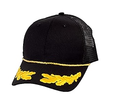 帽子 Captains hat Amazon.com: Tigerdoe Yacht Hats - 3 Pack - Neon Captain Hat