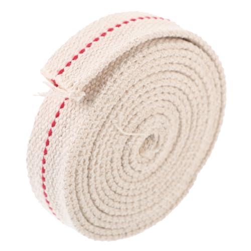 GRIRIW Lantern Wick Replacement 100% Pure Cotton 1 Inch x 6.6 Feet Kerosene Lamp Wick Bulk Pack