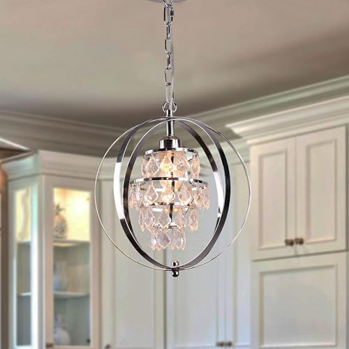 Luminaire suspendu cristal FRIXCHUR fini les pièces sombres au style daté