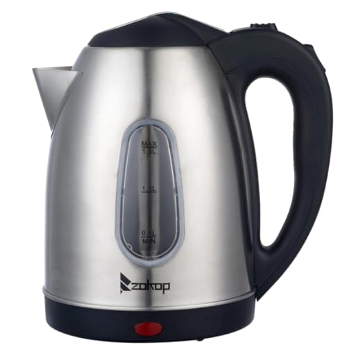 Hervidor eléctrico de acero inoxidable 1.5L 1200W miniatura 1