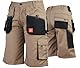 Urgent URG-C 48 Berfus Arbeit Kurz Hose Sommer, khaki/schwarz