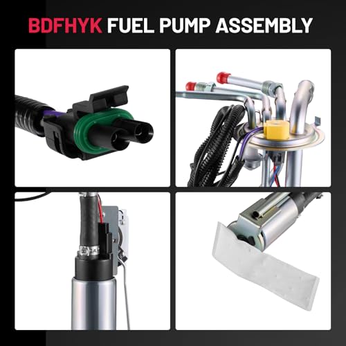 Image of BDFHYK Electric Fuel Pump Module Assembly E3634S Compatible with Chevrolet Blazer /GMC Jimmy R10 R20 R1500 R2500 R3500 V10 V20 V30 V1500 V2500 V3500 Suburban 1987 1988 1989 5.0L 5.7L 7.4L V8