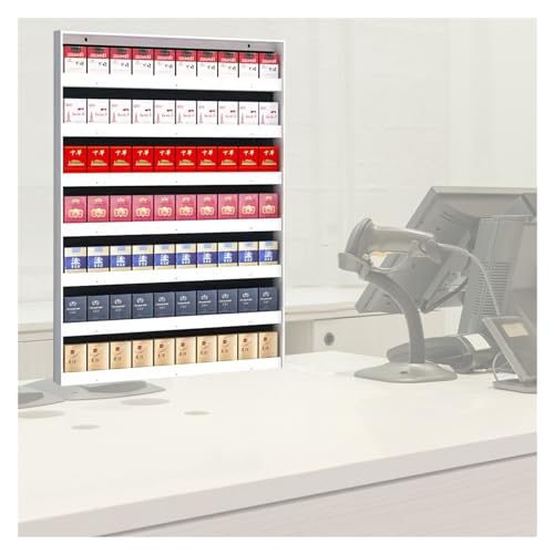 Escaparate de tabaco comercial y expositor vertical de puros con paneles modulares de plástico 2