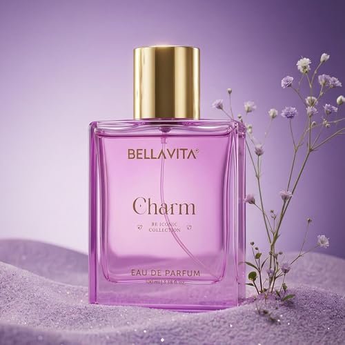 Image of BELLAVITA Charm EDP | Perfume for Woman | Long Lasting | 100ml | Fruity & Floral Scent | Premium Perfume for Women