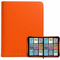 Aexel Premium Trading Card Zipper Binder 360 Card Capacity 9