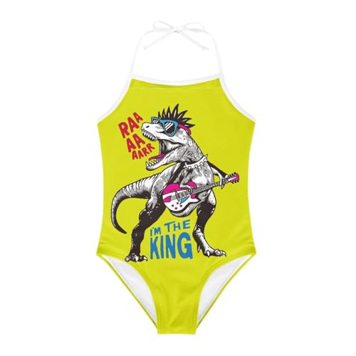 Princess Crowns Girls One Piece Swimsuits Beach Bathing Suit Little Kids Cute Quick Dry Swimwear 1-10 Years