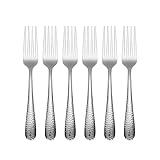 Cambridge 3454R4HCW04 Moriah Salad Forks, Set of 6