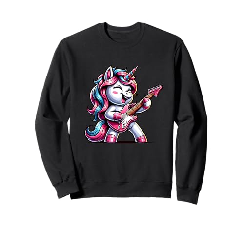 Licorne Rock E-Guitar Mélodie Magique Sweatshirt