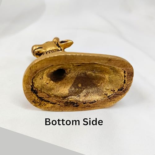 Estatua de Nandi de Latón de 2 Pulgadas miniatura 7