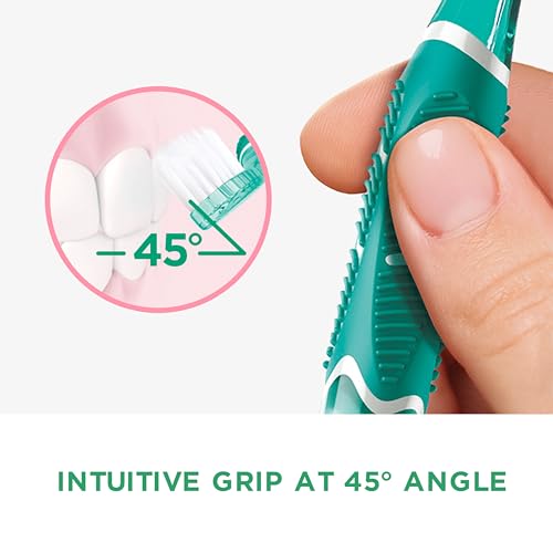 GUM PRO SENSITIVE Zahnbürste | ultraweiche Borsten für empfindliche Zähne und Zahnfleisch | kompakter Kopf | 4 x 1 Stück (mit 1 Gratisprobe) – Bild 5