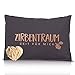 Herbalind Zirbenkissen Zirbentraum in Anthrazit/Roségold 30x20 mit Reißverschluss - Gefüllt mit Zirben Zirbenflocken Kopfkissen 100% Baumwolle ohne Zusatzstoffe, Schlafkissen, Duftkissen