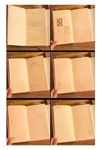 Cuaderno portátil retro con hebilla mágica para diario de estudiantes 6