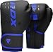 RDX Niños Guantes de Boxeo para Entrenamiento y Muay Thai, Maya Hide Cuero Kara Junior Mitones para Sparring, Kick Boxing, Boxing Gloves para Saco Boxeo, Artes Marciales Training