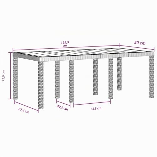 Patio resistente con este conjunto de comedor de polipropileno 5