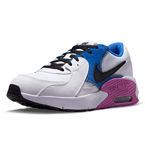 NIKE CD6894-117 Air MAX Excee Sneaker Male Fucsia Real-Activa de hiperón Blanco/Negro EU 38