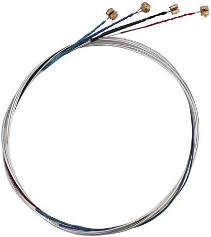 SAVITA 4/4 Violin String Universal Set Classic Silver String (GDAE) Steel Core with Nickel-Plated Ball Head for Violin Instruments