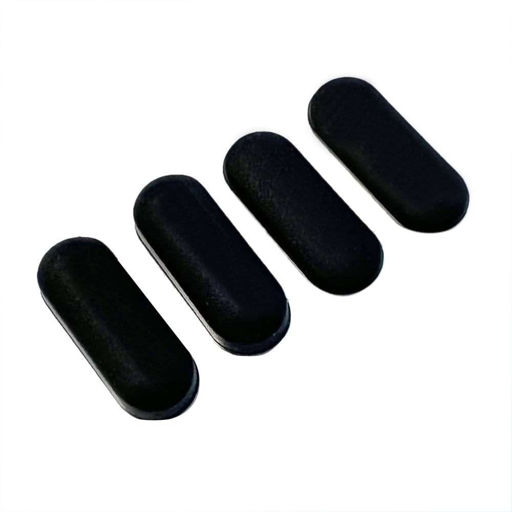ZAHARA Patas Antideslizantes para portátiles Reemplazo para DELL Latitude 5500 5501 5502 5505 5509 5510 5511 Precision 3540 3541 3542 3550 3551 Negro 4PCS Non-Slip Feet