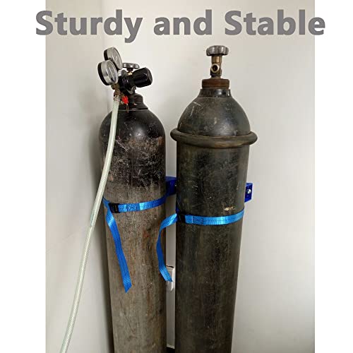 Support mural bouteille de gaz avec sangle de fixation de 101,6 cm pour réservoir de 40 L - 6