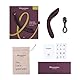 Womanizer OG G-Punkt-Vibrator - Pleasure Air Stimulator für sie - G-Punkt- und Klitoris-Vibrator - wasserdichter Klitoris-Sauger mit Vibrationen für Frauen und Paare - Aubergine