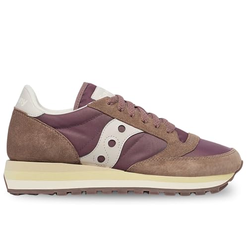 Saucony Originals Jazz Triple for Woman, Color Deep Red Tan Size 39 EU 59 - Deep Red Tan 39