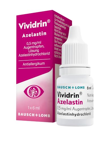 Vividrin Azelastin Augentropfen bei Heuschnupfen und Allergien 6 ml