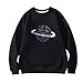 Mooncolour Women's Splicing Print Long Sleeve Pullover
