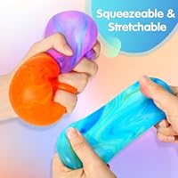 1 Pack Swirl Stress Cube Sugar Filled Squishy Fidget Toys — image 3