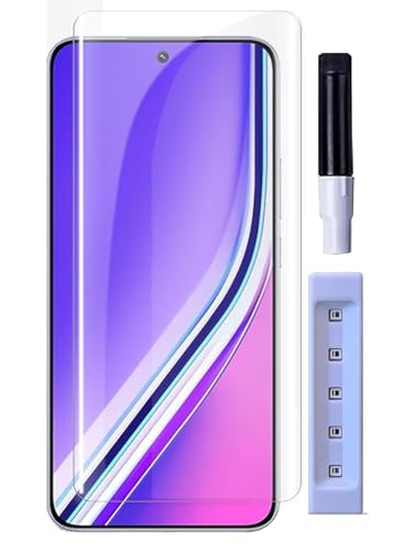 Image of JGD PRODUCTS Adavnced Glue UV Curved Tempered Glass for Realme P3 Ultra 5G | With HD clearity full curved edge protection and Installation Kit