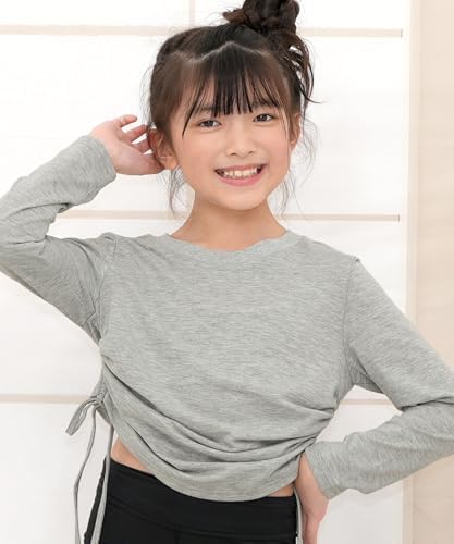 キッズ服おまとめ Amazon | [Bee] ビー サイドギャザートップス ガールズ 女の子