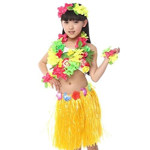 MODERNAZ Rainbow Tutu Skirt for Kids | Fashion Performance Costume for Girls (4-5 Years, Hawaiian Dress) (B0D46PTY66) Amazon Price History, Amazon Price Tracker