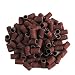 AKOAK 100 Pcs/Lot #180 Grit File Sand Piece Set Nail Art Professional Sanding Bands Brown Pieces Gel File Gel Polish Remover Manicure Pedicure Nail Machine Nail Tools