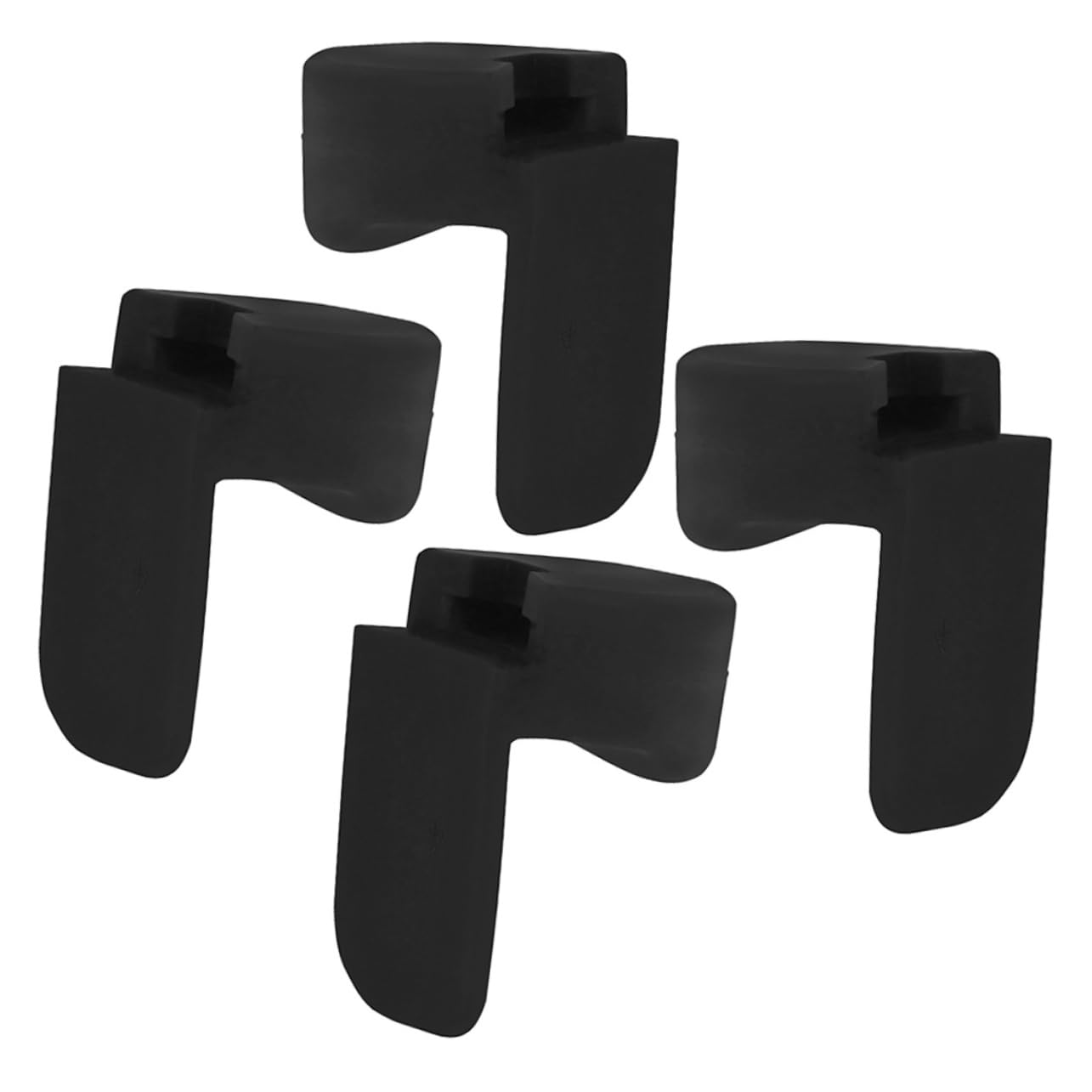 COSMEVIVI 4pcs Clarinet Thumb Rest Clarinet Accessory Fingers Instruments Thumb Accessories Support Caps Instrument Rest Finger-tip Pads Finger Size Black