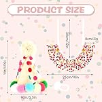 Andibro Traje de cumpleaños para gato, disfraz de princesa para perro, ropa de gato, corona de encaje, accesorios para gatos, perros pequeños, bufanda y sombrero de Navidad, juego de decoración de 4 Andibro Traje de cumpleaños para gato, disfraz de princesa para perro, ropa de gato, corona de encaje, accesorios para gatos, perros pequeños, bufanda y sombrero de Navidad, juego de decoración de