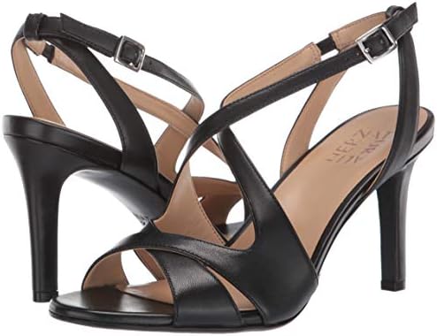 Naturalizer Women's KLEIN Sandal, BLACK LEATHER, 8 W US | Image 6