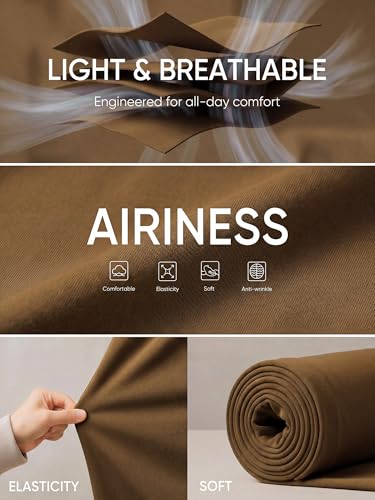 Image of JMIERR Men's Casual Baggy Pants Lightweight Wide Leg Lounge Travel Pants Streetwear with Pockets