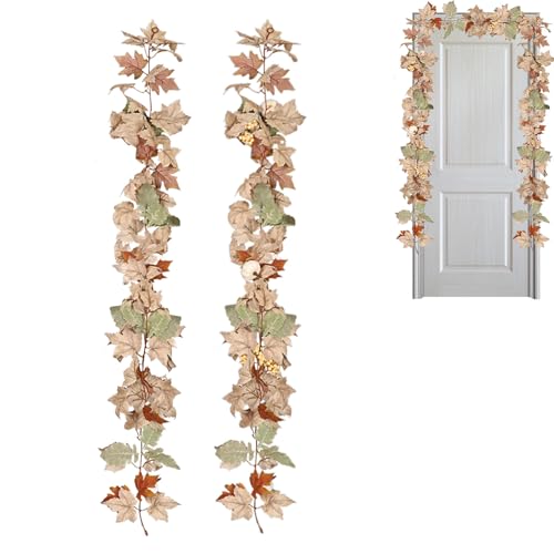 Guirnalda de vides de otoño para regalar en celebraciones familiares de Acción de Gracias 2