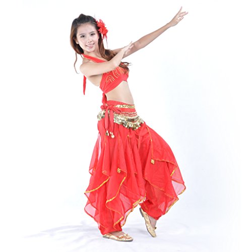 Pantalon de danse fluide et ample style arabe pour costume de scène