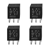 Wogomz 4 PCS Power Relay - 5 Pin Multi Purpose Auto Fuel Pump G8V-RH-1C7T-R-DC12 Automotive Kit - High Performance Heavy Duty Standard Electrical System Replacement