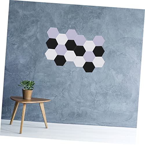 12 piezas Paneles Acústicos Hexagonales de Alta Densidad para Reducción de Ruido con Material de Fieltro Seguro y Fácil Instalación miniatura 5