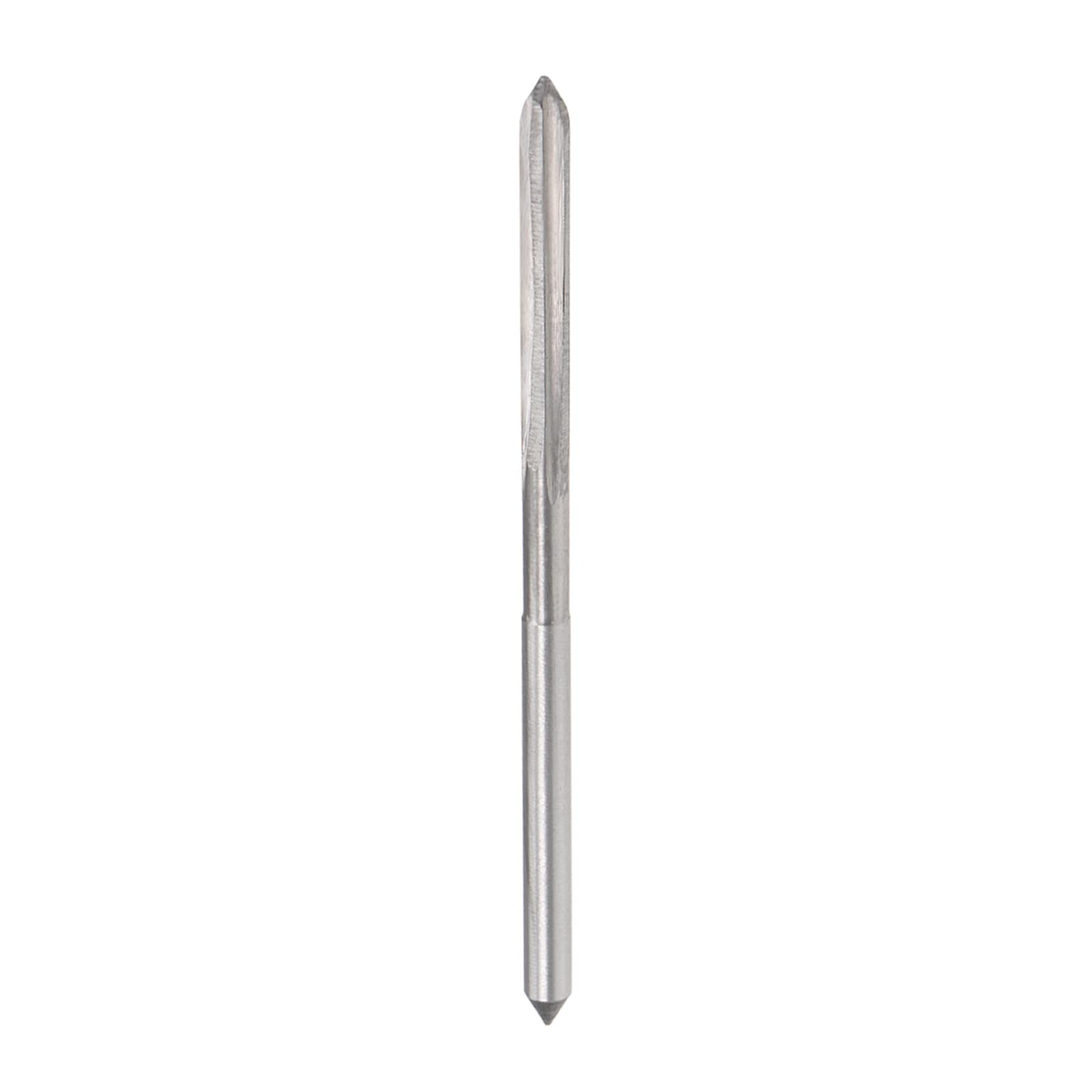 CoCud Machine Chucking Reamers, 2.7mm Diameter D4 Accuracy, M35 Cobalt High Speed Steel Straight Flutes Milling Cutter - (Applications: for Lathe Machine), 1-Piece