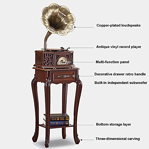 JRZTC Tourne-Disque Vinyle Gramophone Platine Vinyle rétro avec Haut-parleurs sans Fil Support de Table 3,5 mm Aux-in… - Les Beatles, Paul McCartney, John Lennon, RIngo Starr, George Harrison JRZTC Tourne-Disque Vinyle Gramophone Platine Vinyle rétro avec Haut-parleurs sans Fil Support de Table 3,5 mm Aux-in… – Image 8