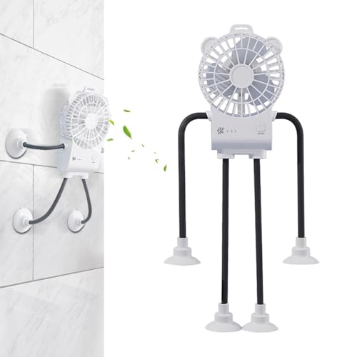 Ventilateur de table robotisé portable et silencieux à 3 vitesses