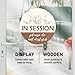HSNBT In Session Door Sign, in Session Door Hanging Sign for Therapists Counselor Therapy Office Spa Room Reiki Studio Decor Do Not Disturb Door Sign Farmhouse Wall Decorations Massage in Session